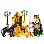 Playmobil 'Magic Castle' King with Throne
